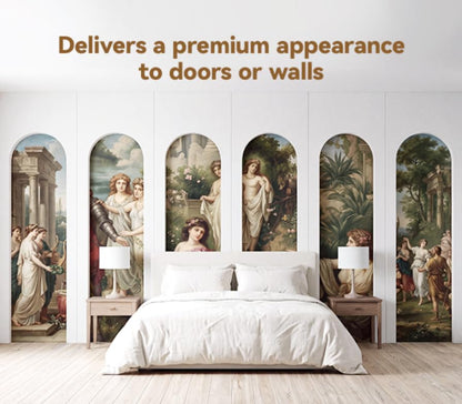 INMOZATA Arch Wainscoting Panels Kit, MDF Board and Batten Wall Panel Kit