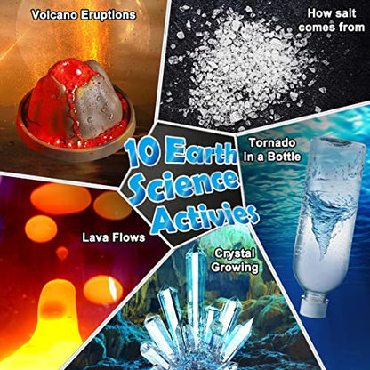 UNGLINGA 70 Lab Experiments Science Kits for Kids Chemistry Set Toys - style: Science kit with 70 experiments