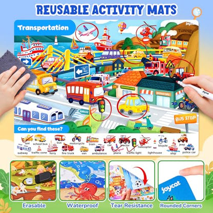 JoyCat Search & Find Activity Books, Preschool Learning Game Activities - style: Mixed Themes