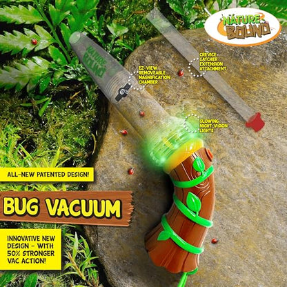 Nature Bound Bug Catcher Toy, Eco-Friendly Bug Vacuum, Catch and Release Indoor/Outdoor Play, Ages 3 to 12, Complete Kit for Kids (Upgraded Style) - style: Upgraded