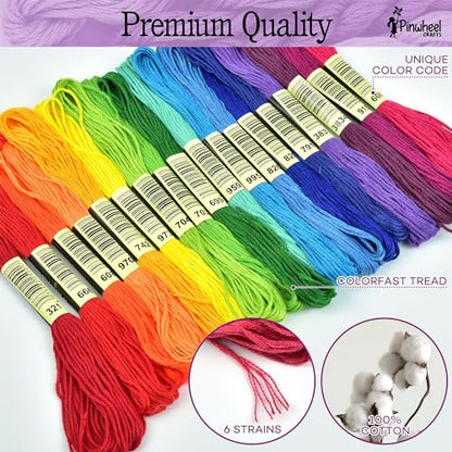 Pinwheel Crafts Friendship Bracelet Kit for Girls 8-12 with 100 Floss - style: Friendship Bracelet Kit-100 Floss