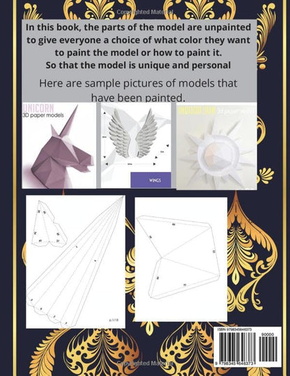 3D Models Paper Craft Book. Enchanting 3D Paper Sculptures: Unicorn, Sun, Wings: Unique DIY Decor and Gifts - Craft Stunning 3D Paper Models with ... Craft Stunning 3D Paper Models for Home Decor