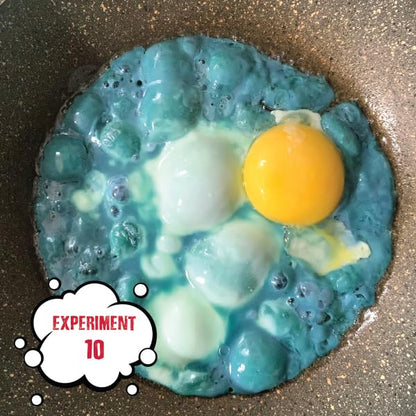 Einstein’s Crazy Egg Science LAB Science Kit for Kids. STEM for Boys & Girls Aged 8 and Above. 14 Exciting Experiments Inside. Detailed Picture Guide Included. - color: Blue and Yellow