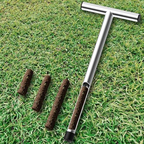 ForoGore 2 Pack 17 Inch Stainless Steel Soil Sampler Probe - size: 2 Pack 17 INCH