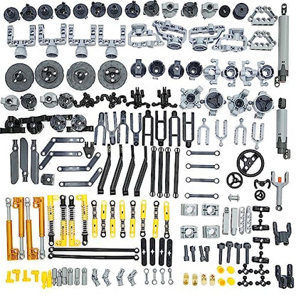 Habow 169pcs Technic Steering and Suspension Parts Kit for MOC Building.