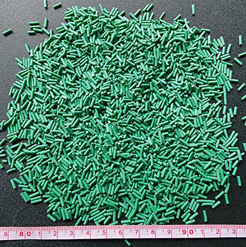 50g Fake Sprinkles Resin Sprinkles Fake Candy Sprinkles Clay Sprinkles Polymer Sprinkles Polymer Clay Slices for Nail Art DIY Crafts Cake Phone Case(13-Dark Green） - color: 23-Dark Green
