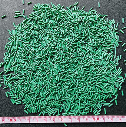 50g Fake Sprinkles Resin Sprinkles Fake Candy Sprinkles Clay Sprinkles Polymer Sprinkles Polymer Clay Slices for Nail Art DIY Crafts Cake Phone Case(13-Dark Green） - color: 23-Dark Green