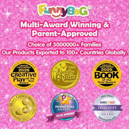 FUNNYB&G Foil Art Craft Kit for Kids, Sparkly Birthday Gift Toy for Kids - style: Cute Pet