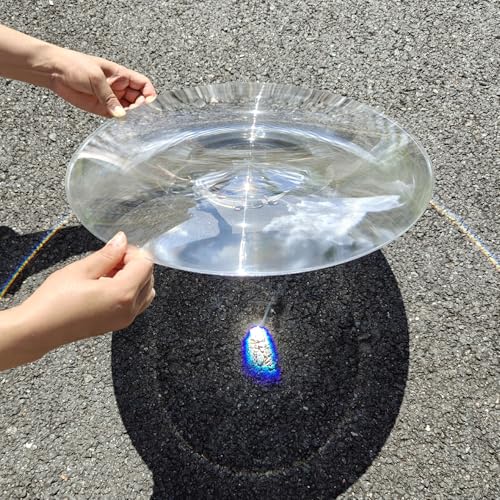 Six Seasons 2-Pack Large Fresnel Lens, 300mm(11.81"), 360mm(14.17") PMMA for Senior Magnifying, Solar Heating & Optical Science Kits - size: Focal length 360mm