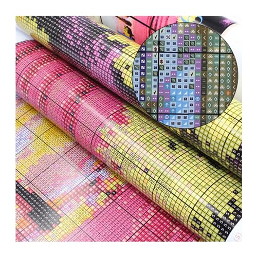 Leczany Cross Stitch Stamped Kits Patterns Craft Kit Needlepoint Full Range of Embroidery Starter Kits Beginners for DIY 11CT 3 Strands | Castle Moon Night 13×17.7 inches - color: 11CT Stamped kits,Castle Moon Night 13×17.1 inches