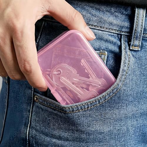 LJY 24 Plastic Boxes, 4 Sizes for Beads - color: Pink
