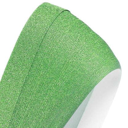 MECCANIXITY 200 Sheets Origami Paper Glitter Stars Papers Green Fold Paper for Beginner Arts Crafts Projects,0.4 x 8.7 Inch - color: Green