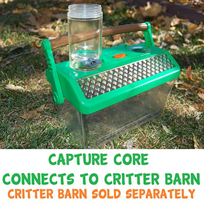 Nature Bound Bug Catcher Toy | Eco-Friendly Bug Vacuum, Catch and Release | Ages 3 to 12 Indoor/Outdoor Play Toy | Includes Capture Core with Magnification | Complete Kit for Kids | Green - style: Closed Box