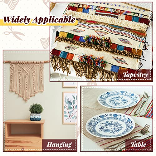 Pajean 24 Pack Cardboard Weaving Looms Weaving Wide Notch Loom Boards Loom for Beginners Knitting Sewing Crochet Basket Jewelry Arts Crafts, 6-1/2 x 13 Inch