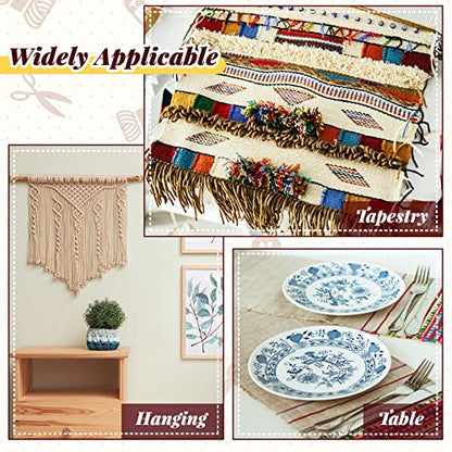 Pajean 24 Pack Cardboard Weaving Looms Weaving Wide Notch Loom Boards Loom for Beginners Knitting Sewing Crochet Basket Jewelry Arts Crafts, 6-1/2 x 13 Inch