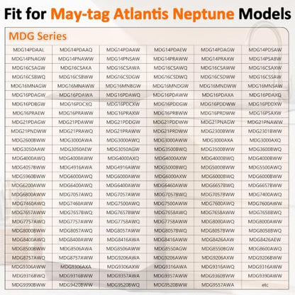 303373K Dryer Roller repair Kit Fit for May-tag Atlantis Neptune Dryer Parts MDE7600AYW MDE9206AYW MDG4000BWW MDG5500AWW MDE4000AYW MDE6400AYW MDE5500AYW MDE7400AYW MDE3000AWW MDE2500AYW MDE3000AYW