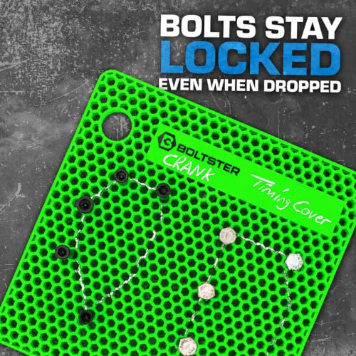 Boltster Original Silicone Fastener Organizer Tray, Bolt and Screw Holder for Mechanics, Automotive, Industrial and DIY Projects, Heat and Chemical Resistant, Green - color: Green