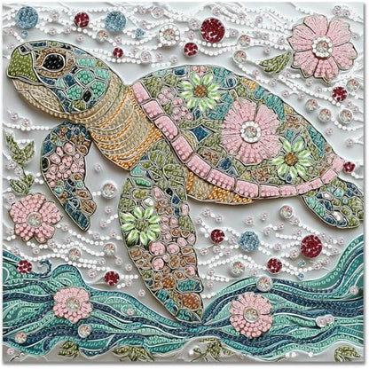 Diamond Art Kits for Adults,Sea Turtle Diamond Painting Kits 12X12 in - color: Sea Turtle