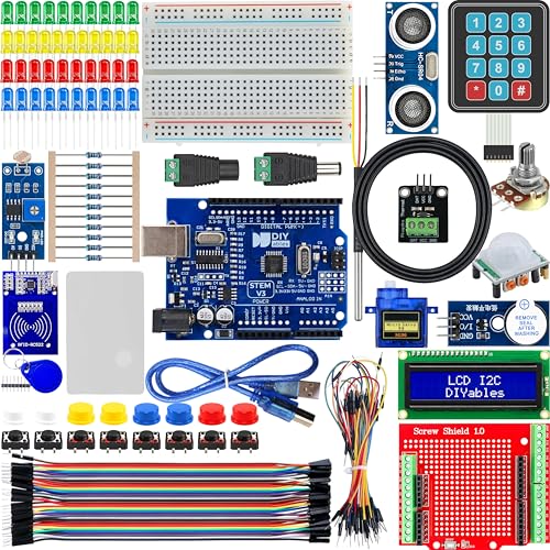 STEM V3 Starter Kit Compatible with Arduino Uno R3, 1 Set