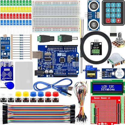 STEM V3 Starter Kit Compatible with Arduino Uno R3, 1 Set