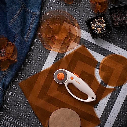 Fiskars 45mm Loop Rotary Cutter for Fabric, Arts, Crafts, Sewing - color: Standard