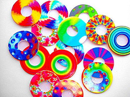 Rainbow Symphony Diffraction Grating Rainbow Peepholes, 13500 Line/Inch, Made in USA, Package of 100 - size: 100