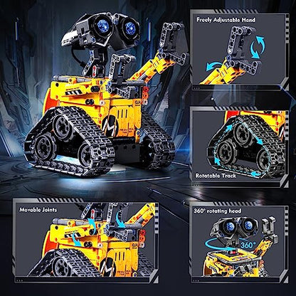 INSOON Robot Toys for Kids Building Set 5-in-1 App & Remote Control