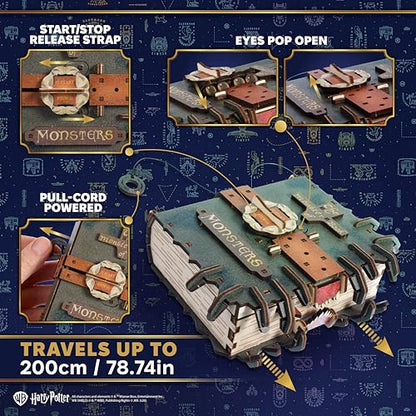 UGEARS Harry Potter The Monster Book of Monsters - 3D Wooden Puzzles for Adults, Mechanical Wooden Model Kits for Adults to Build, DIY Building Craft Kit, Brain Teaser Puzzle, Hobby Gift 3D Puzzle