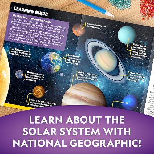National Geographic Solar System Diamond Painting Space Night Light Kit