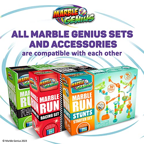 Marble Genius Jumps & Swings Marble Run Accessory Set - STEM
