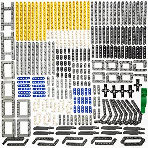 ZHX Technical Beam Set 266 Pieces - Chassis Frame Liftarm Beam Parts Piece Axles Connector for Technic Car STEM Engineering Building Brick Compatible with Major Brand Toys - style: Beam
