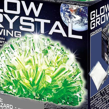 4M Glow Crystal Growing Kit - DIY Science STEM Experiment for Ages 10+