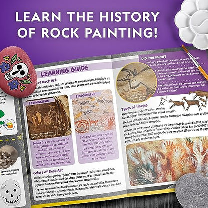 National Geographic Creepy Creatures Rock Painting Halloween Craft Kit - style: Creepy Creatures