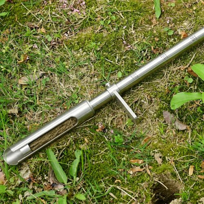 Soil Sample Probe, 40 Inch Soil Probe Rod, Ground Probe Rod, My Soil Test Kit, Stainless Steel Soil Sampler Tool for Soil Sampling, Gardening - size: 40 inch