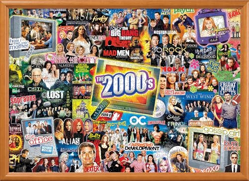 MasterPieces 1000 Piece Jigsaw Puzzle for Adults and Family - 2000's Television Shows - 19.25"x26.75" - style: 2000s Shows