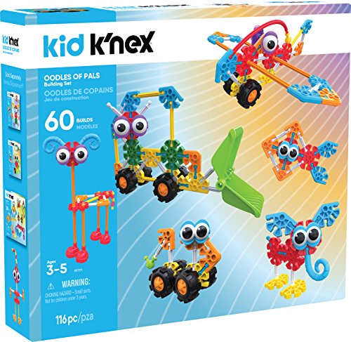 KID K’NEX – Oodles of Pals Building Set – 116 Pieces – Ages 3 and Up Preschool Educational Toy (Amazon Exclusive) - style: Oodles of Pals