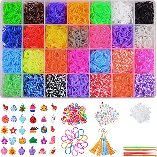 JIYAKO 11000+ Rubber Band Bracelet Kit,Friendship Bracelet kit - color: 11000+Rubber Band Bracelet Kit
