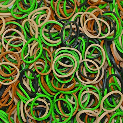 Rainbow Loom® Camo Rubber Bands with 24 C-Clips (600 Count)