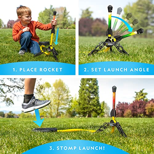 National Geographic Air Rocket Refill with 5 LED Light-Up Rockets - style: Air Rocket Refill