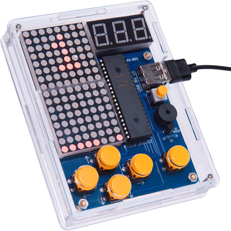 DIY Retro Game Soldering Project Kit, Electronic Practice Soldering Kit