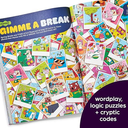 brainPLAY Nearly Impossible Puzzles: Highlights Puzzle Book for Kids with Super Hard Brain Teasers, Logic Games, Hidden Objects and Wordplay for Puzzle Lovers Ages 7 and Up (brainPLAY Puzzle Books)