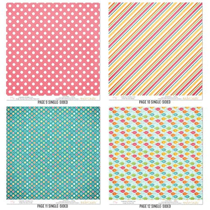 Die Cuts & Paper Set - Under the Sea - By Miss Kate Cuttables - 16 Sheets of 12"x12" Specialty Paper & Over 60 Coordinating Die Cuts - Exclusive Original Matching Set