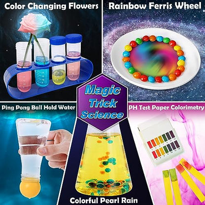 UNGLINGA 150 Experiments Science Kits for Kids Chemistry Lab S.T.E.MToys - style: science kit with 150 experiments