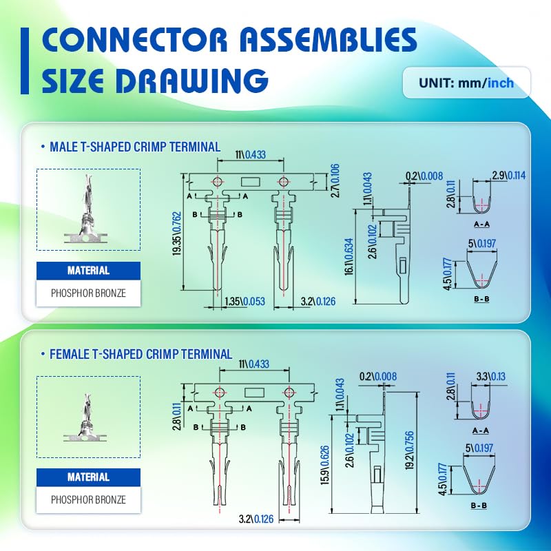 CQRobot JST EL 4.5mm Pitch 2-Pin Electronic Computer Connector Adapter - size: 2P, style: EL