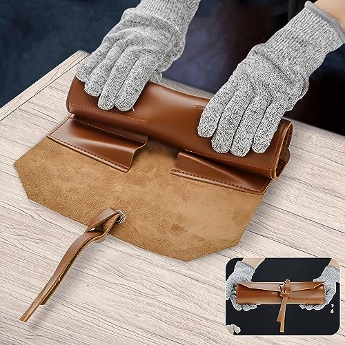 Wood Carving Tools Whittling Kit - color: Dark Brown
