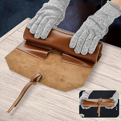 Wood Carving Tools Whittling Kit - color: Dark Brown