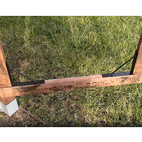 Mofeez Corner Brace Bracket No Sag Kit for Shed Doors, Driveway Gates, Corral Gates, Wood Windows - style: Anti Sag Gate Kit