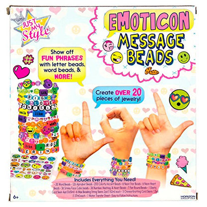 Horizon Group USA Jewelry Making Kit, Just My Style Message Beads - color: Message Beads