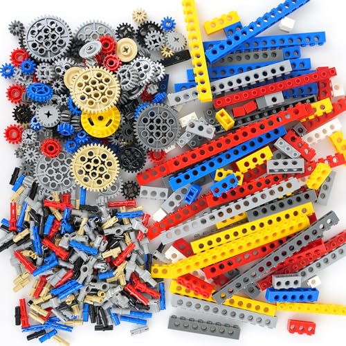 MALEKO Technical Parts Building Blocks EV3 Accessories-Gears Beams Pins - color: Multicolor