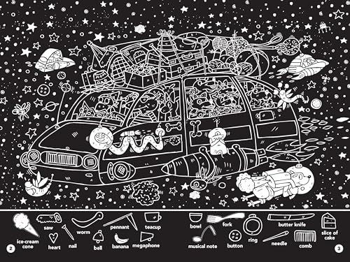 Space Hidden Pictures Puzzles to Highlight: Space-Themed Hidden Pictures Activity Book for Kids with Neon Highlighter Puzzles (Highlights Hidden Pictures Puzzles to Highlight Activity Books)